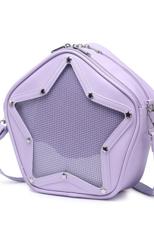 Small Y2K Star Ita Bag for Pin Display