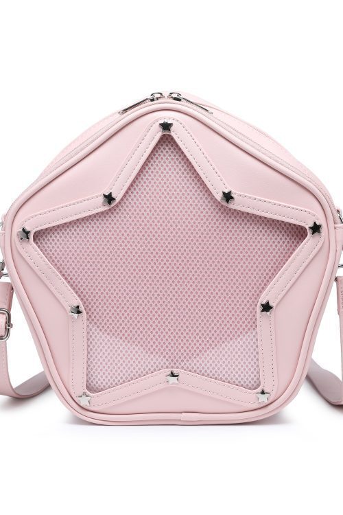 Small Y2K Star Ita Bag for Pin Display
