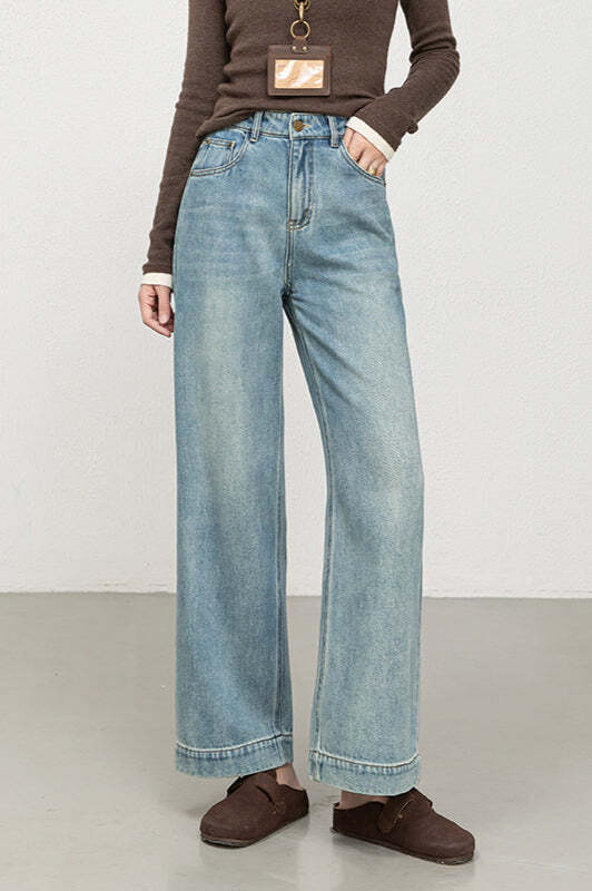 Soft High Rise Embroidered Cropped Jeans