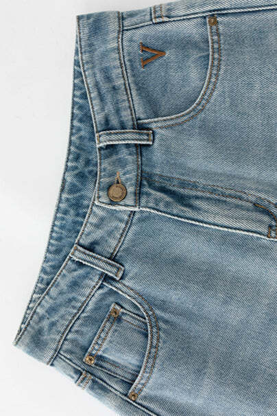 Soft High Rise Embroidered Cropped Jeans Soft High Rise Embroidered Cropped Jeans