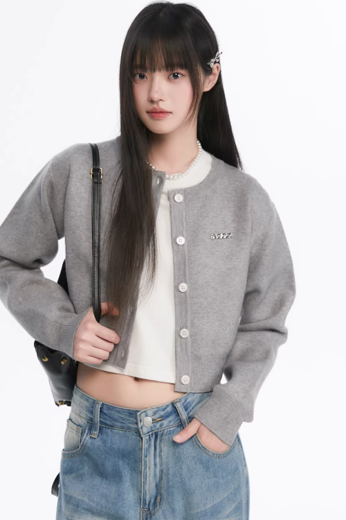 Soft Short Knit Cardigan