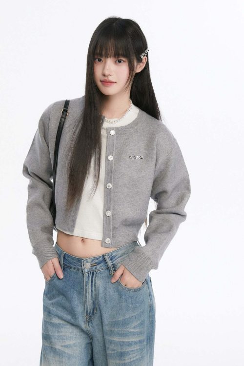 Soft Short Knit Cardigan