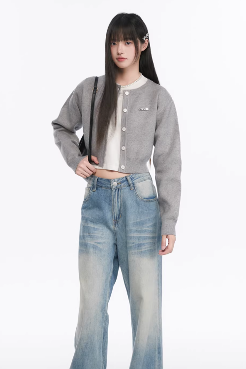 Soft Short Knit Cardigan