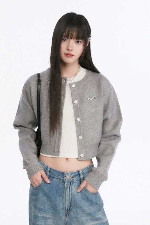 Soft Short Knit Cardigan