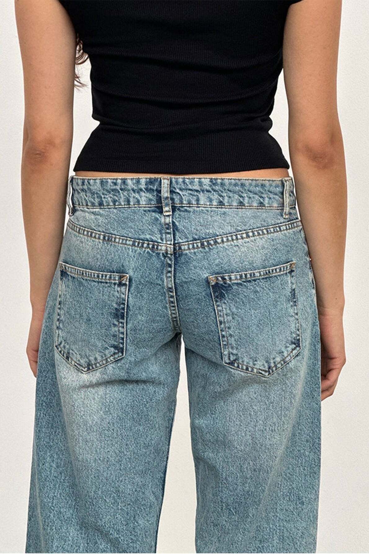 Solid Stretch Straight Leg Jeans Solid Stretch Straight Leg Jeans