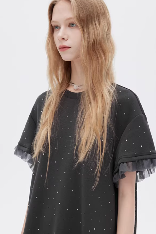 Sparkly T-Shirt Dress