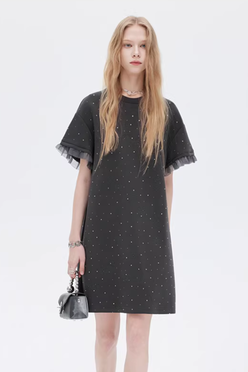 Sparkly T-Shirt Dress