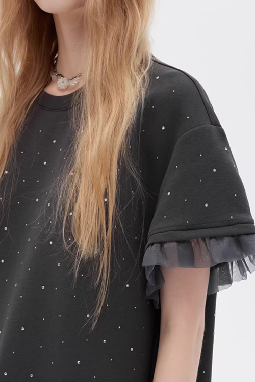 Sparkly T-Shirt Dress