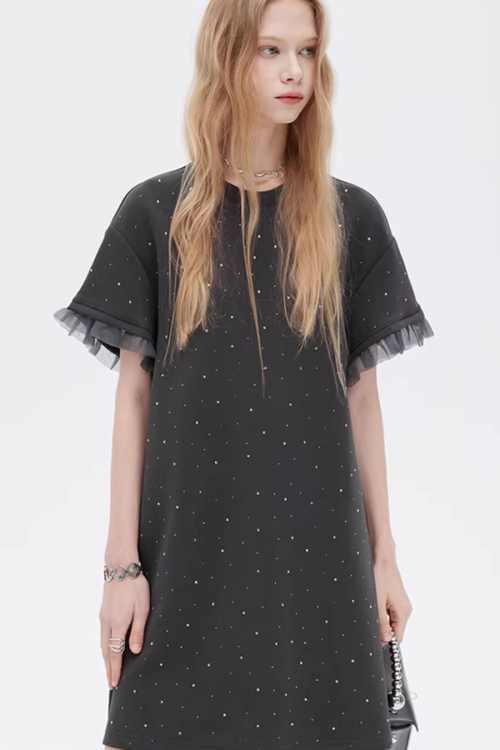 Sparkly T-Shirt Dress