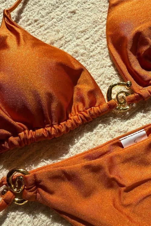 Spiral Detail Bikini Set