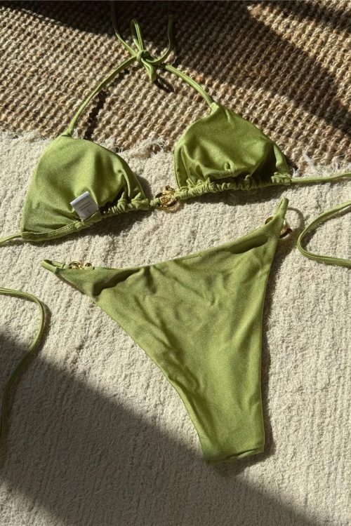 Spiral Detail Bikini Set
