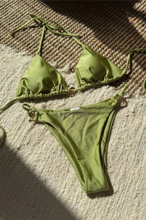 Spiral Detail Bikini Set