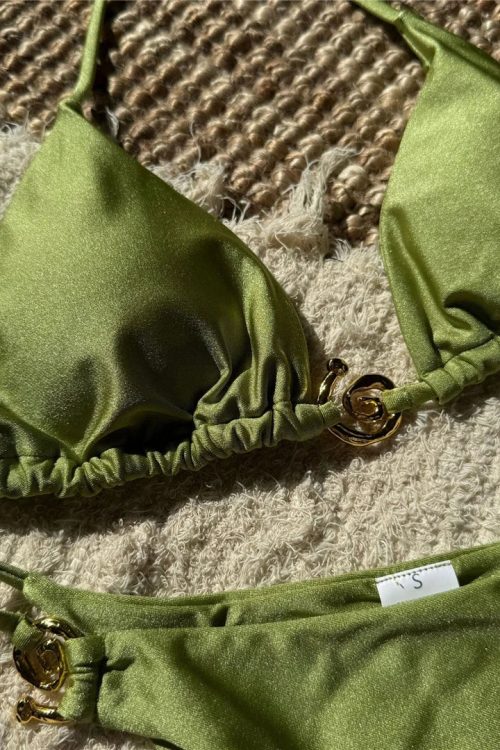 Spiral Detail Bikini Set