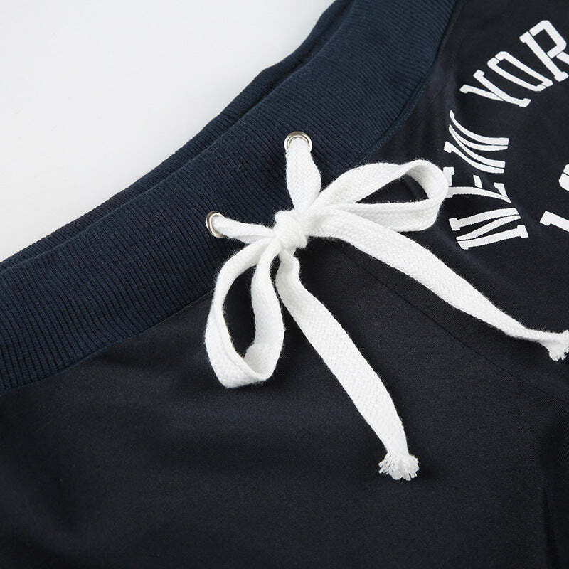 Sporty Casual Number Print Color Block Shorts Sporty Casual Number Print Color Block Shorts