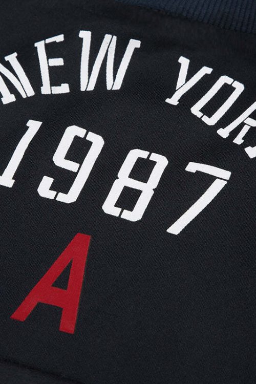 Sporty Casual Number Print Color Block Shorts