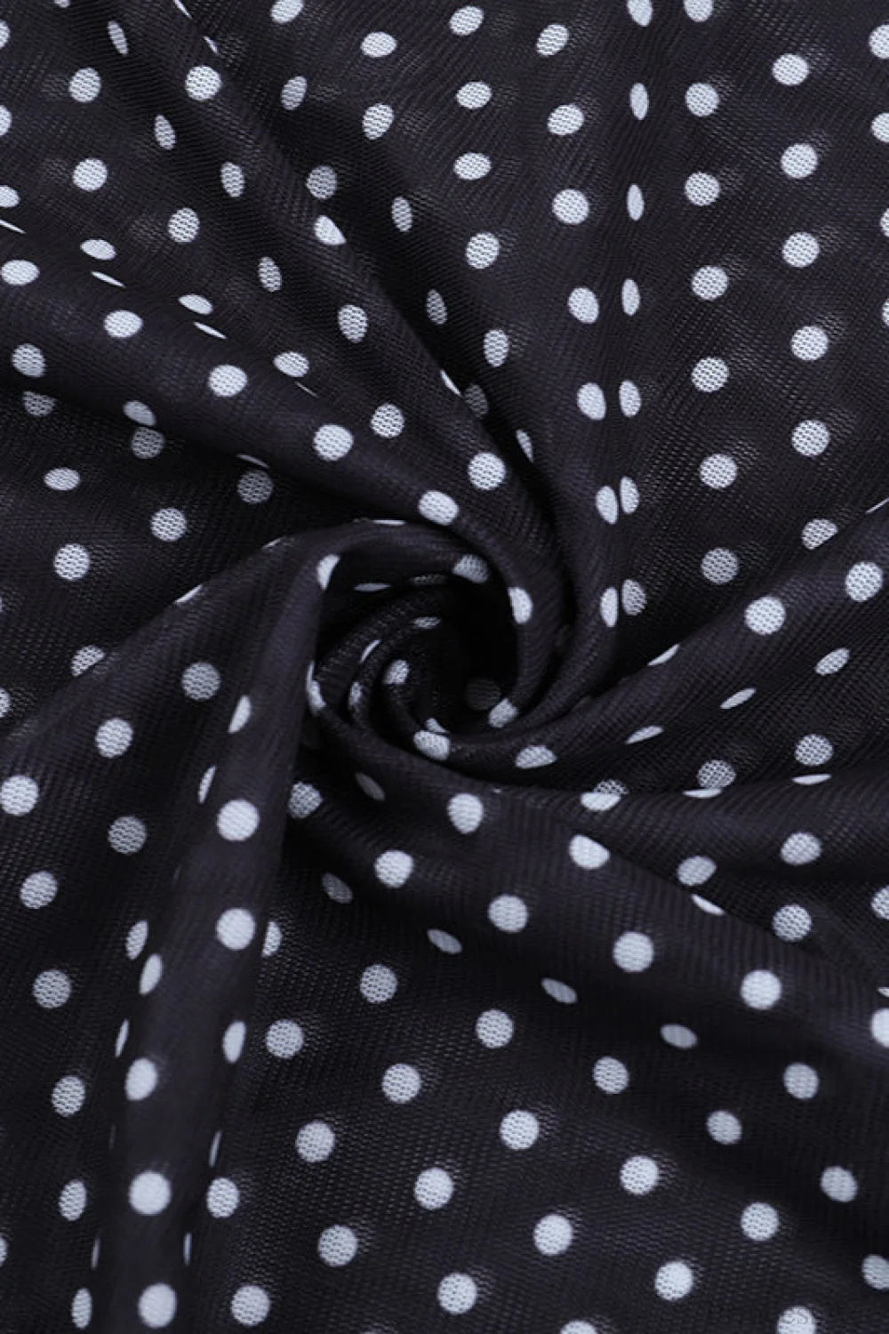 Square Neck Polka Dot Spliced A Line Maxi Dress Square Neck Polka Dot Spliced A Line Maxi Dress