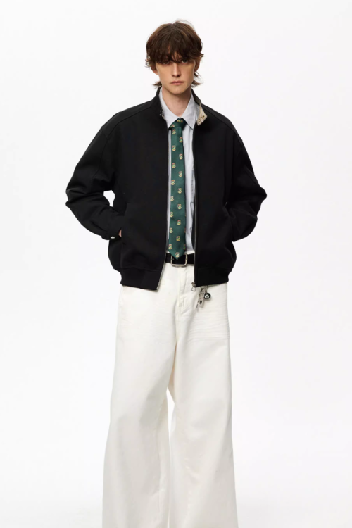 Stand Collar Basic Jacket