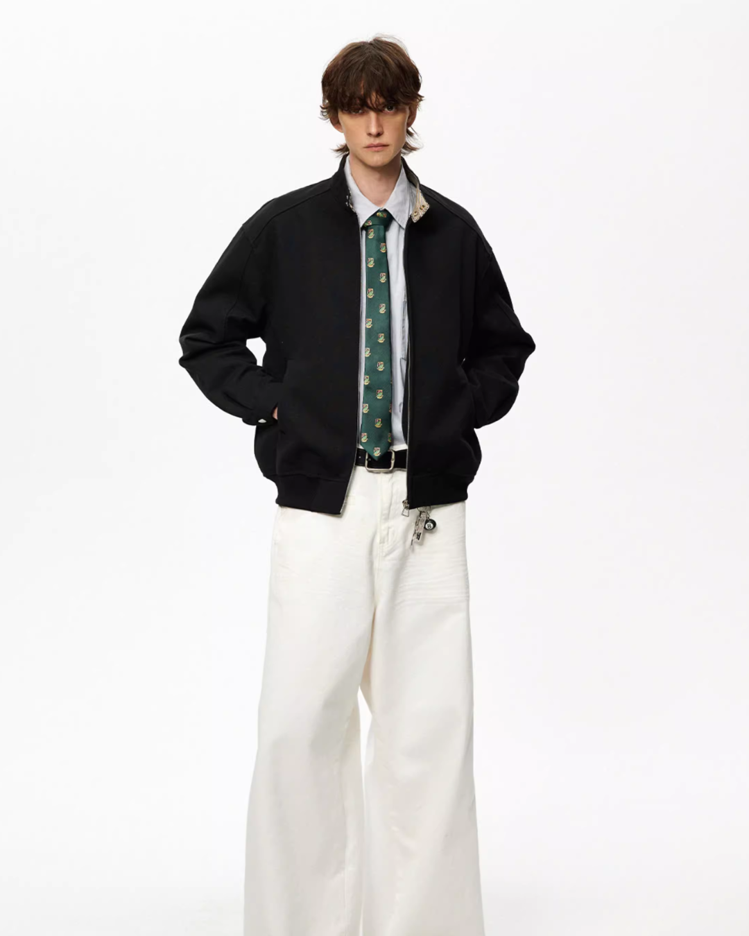 Stand Collar Basic Jacket Stand Collar Basic Jacket