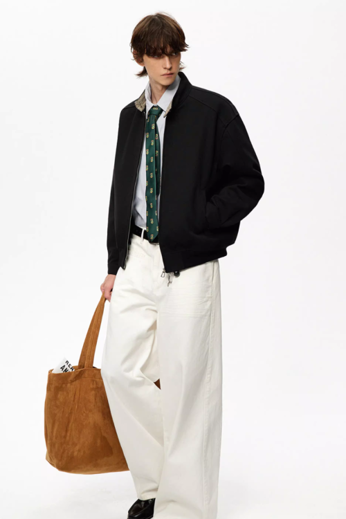 Stand Collar Basic Jacket