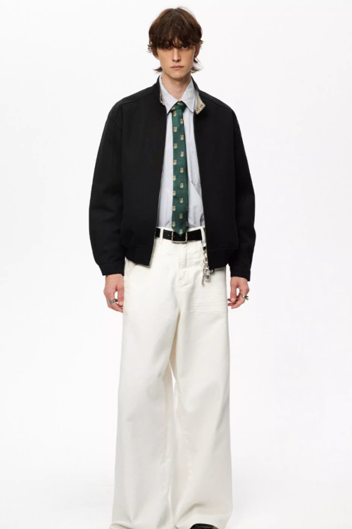 Stand Collar Basic Jacket