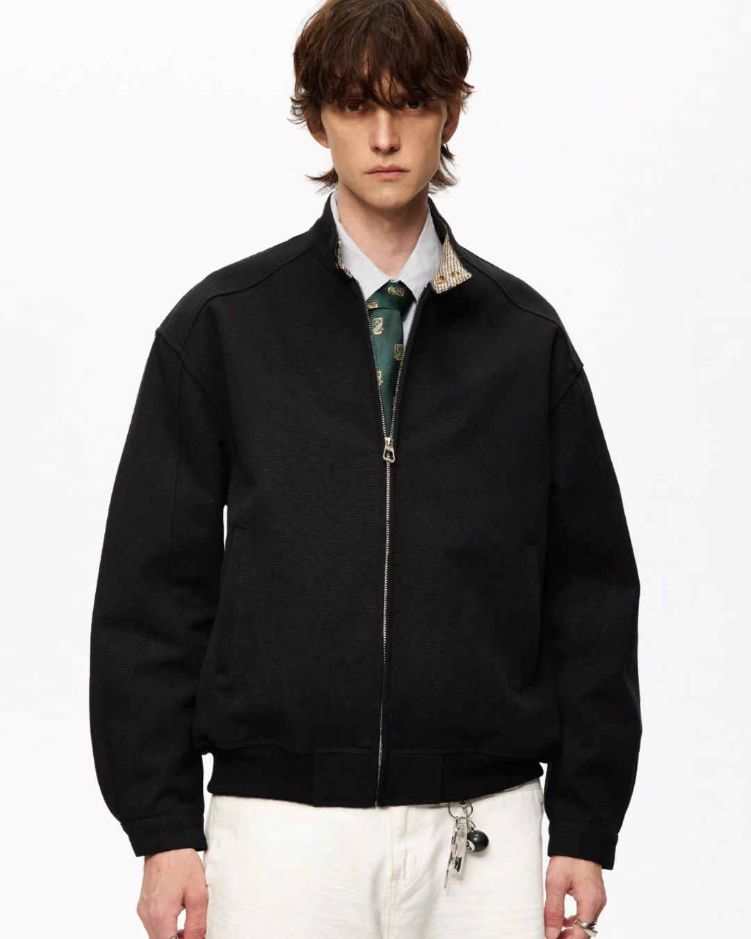 Stand Collar Basic Jacket Stand Collar Basic Jacket