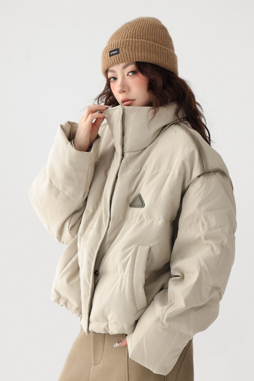 Stand Collar Compact Down Jacket