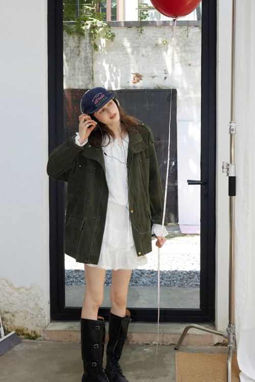 Stand Collar Dolman Mods Jacket