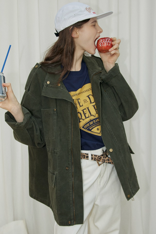 Stand Collar Dolman Mods Jacket