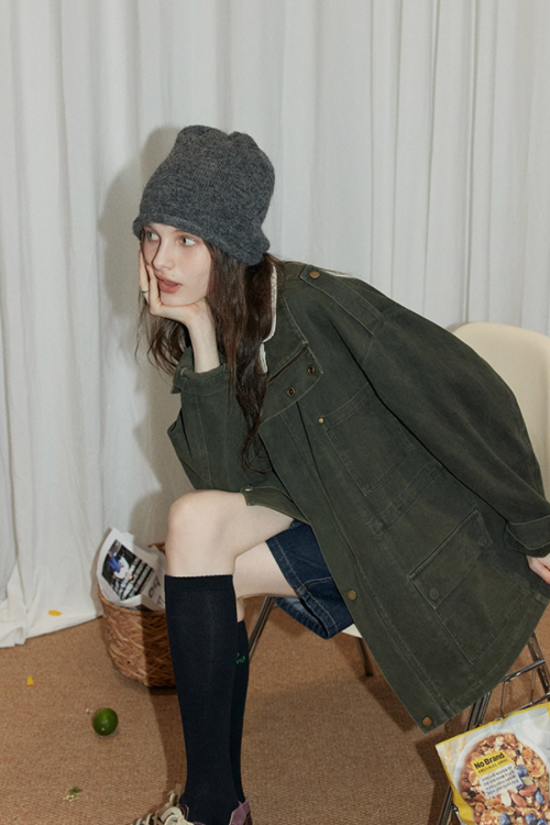 Stand Collar Dolman Mods Jacket