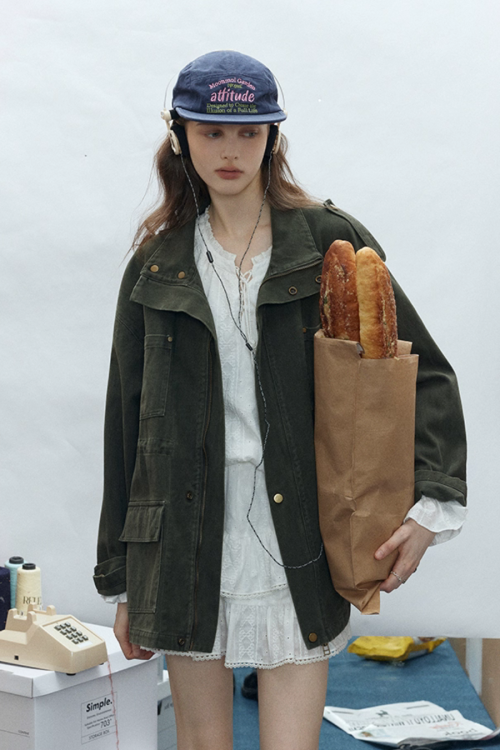 Stand Collar Dolman Mods Jacket