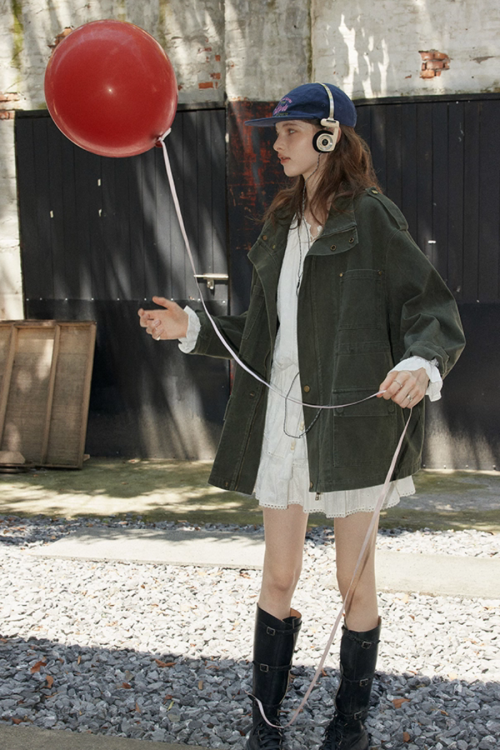 Stand Collar Dolman Mods Jacket