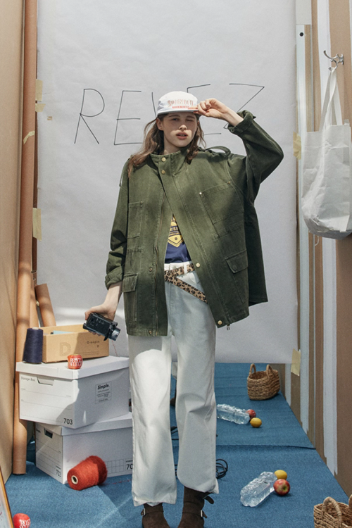 Stand Collar Dolman Mods Jacket