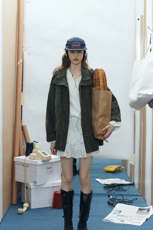 Stand Collar Dolman Mods Jacket