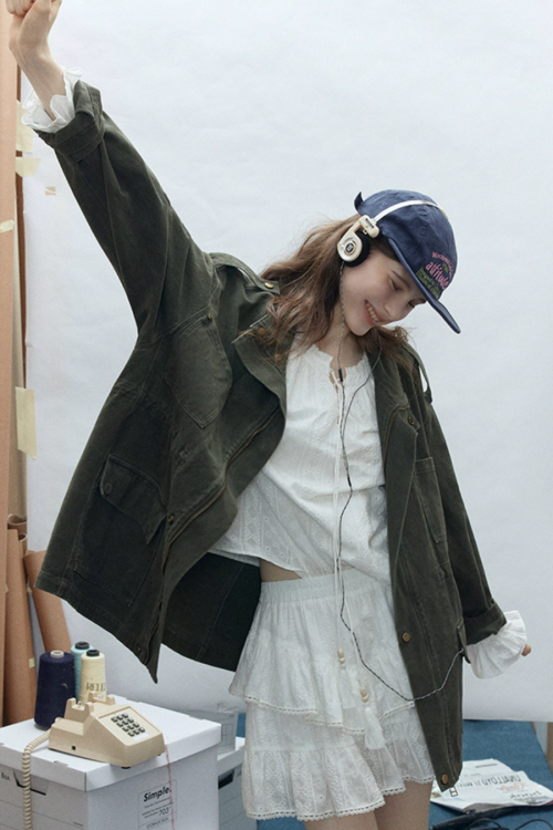 Stand Collar Dolman Mods Jacket