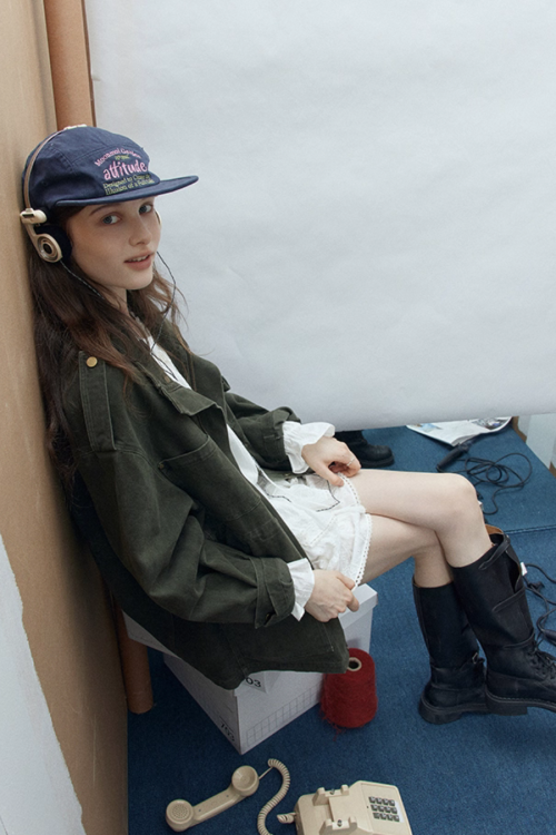 Stand Collar Dolman Mods Jacket