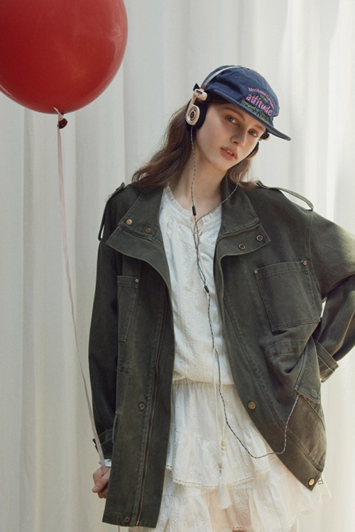 Stand Collar Dolman Mods Jacket