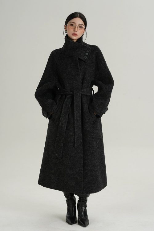 Stand Collar Elegant Coat