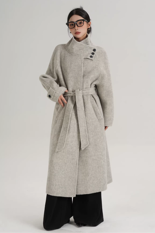 Stand Collar Elegant Coat