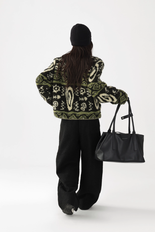 Stand Collar Fleece Jacket