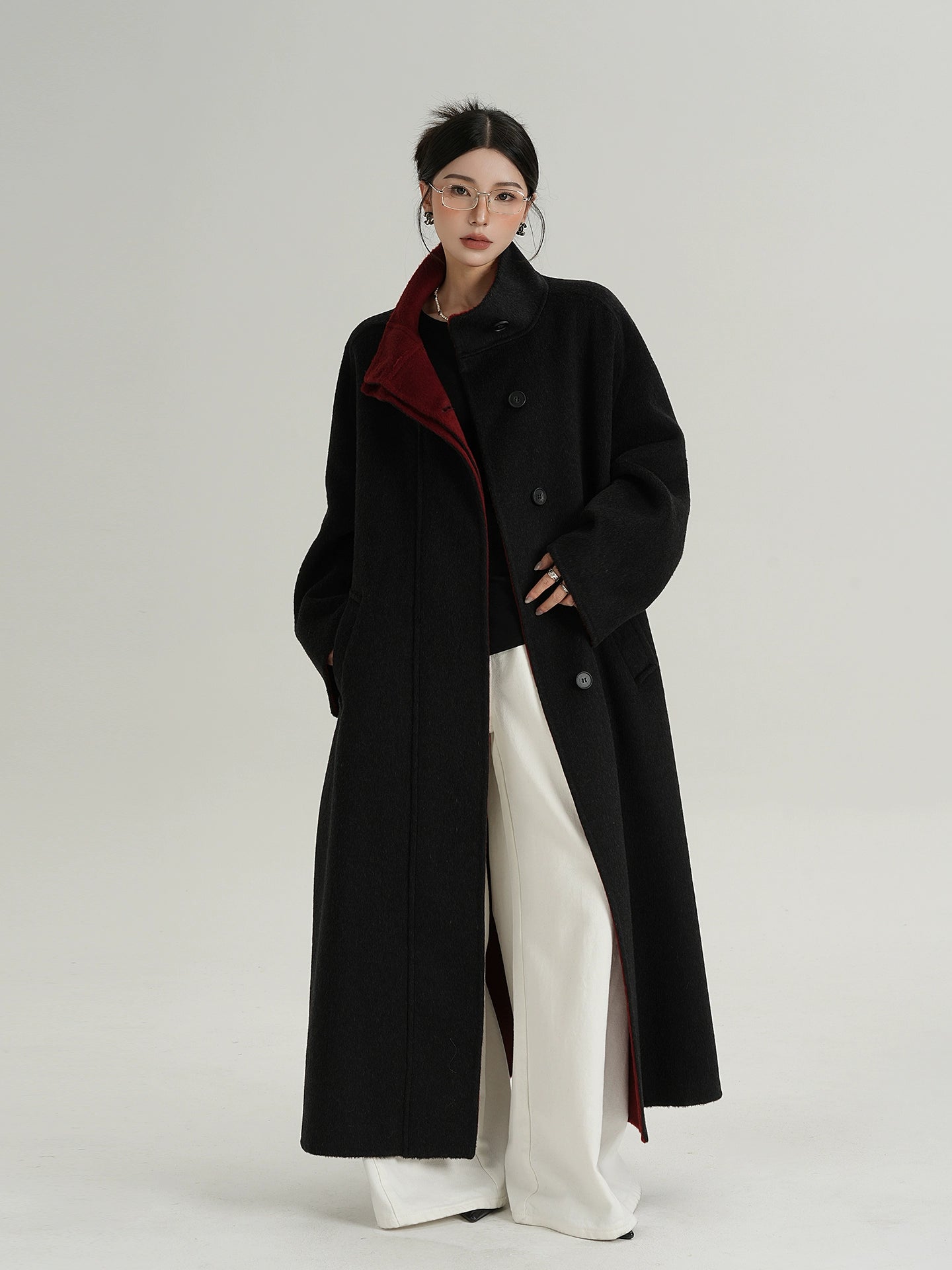 Stand Collar Long Coat Stand Collar Long Coat