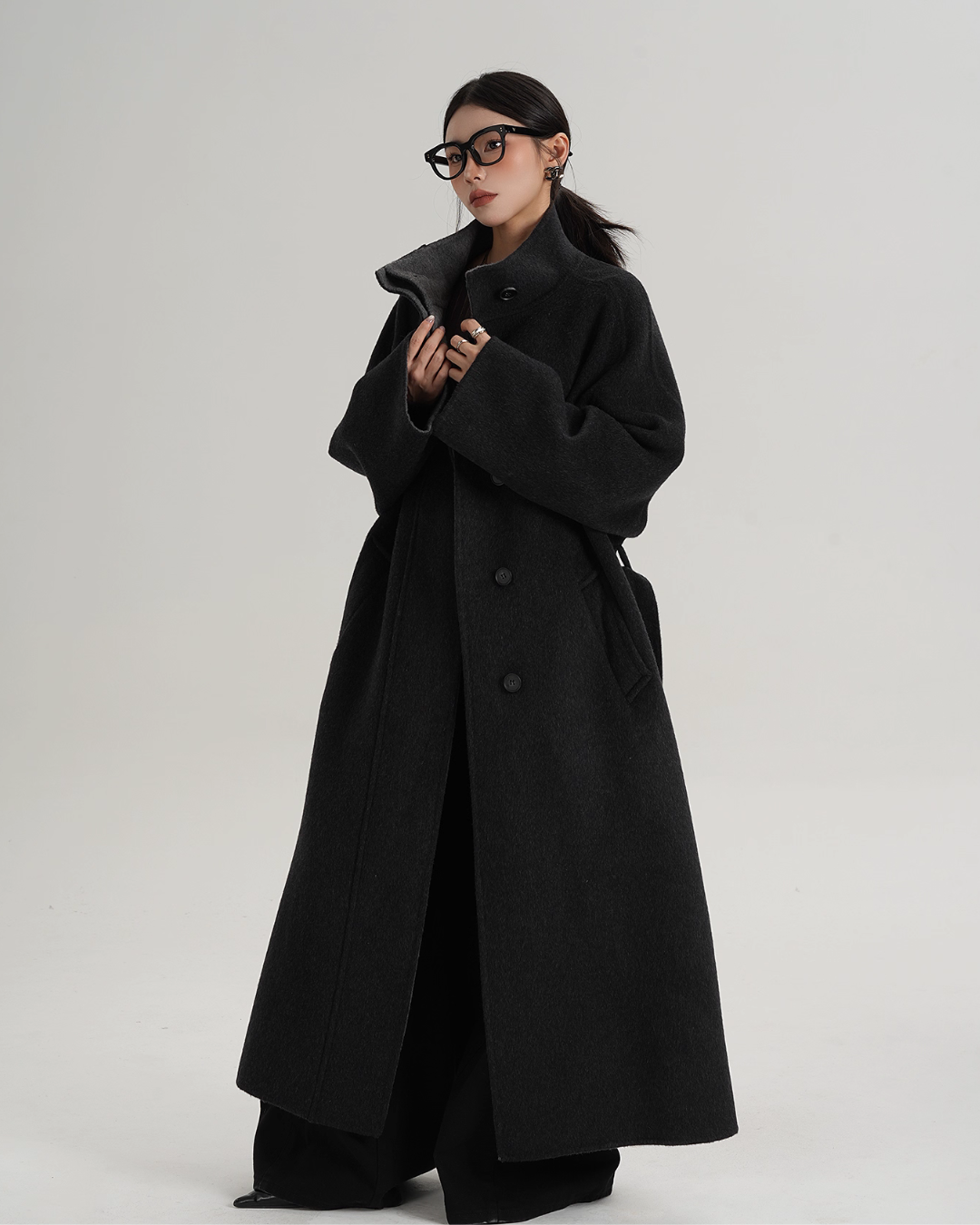 Stand Collar Long Coat Stand Collar Long Coat
