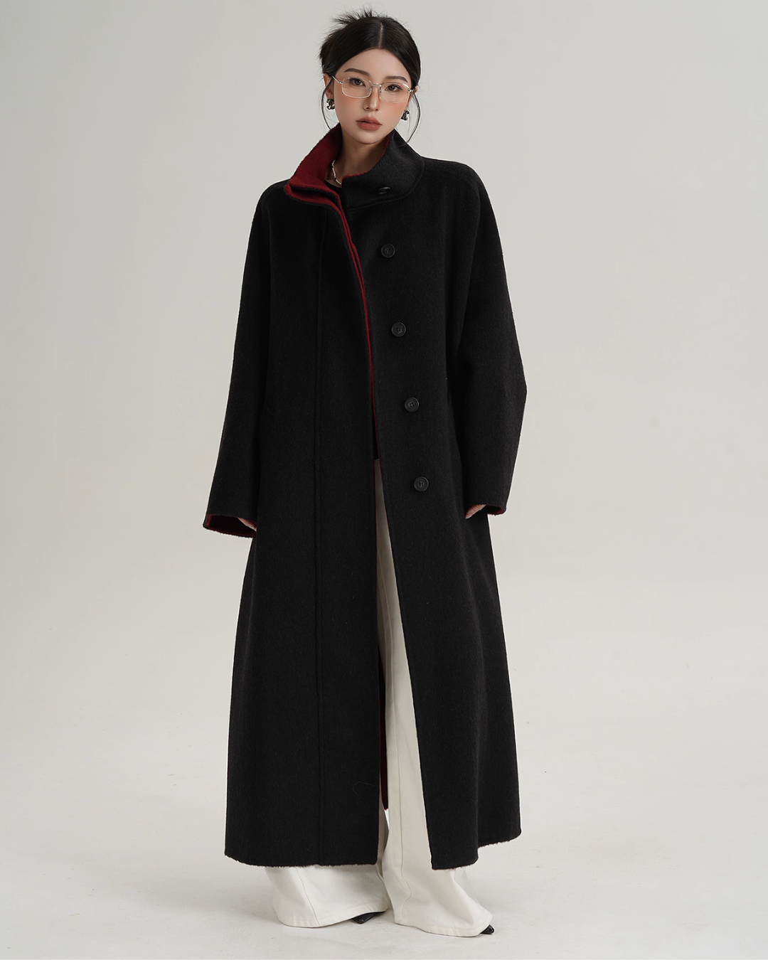 Stand Collar Long Coat Stand Collar Long Coat