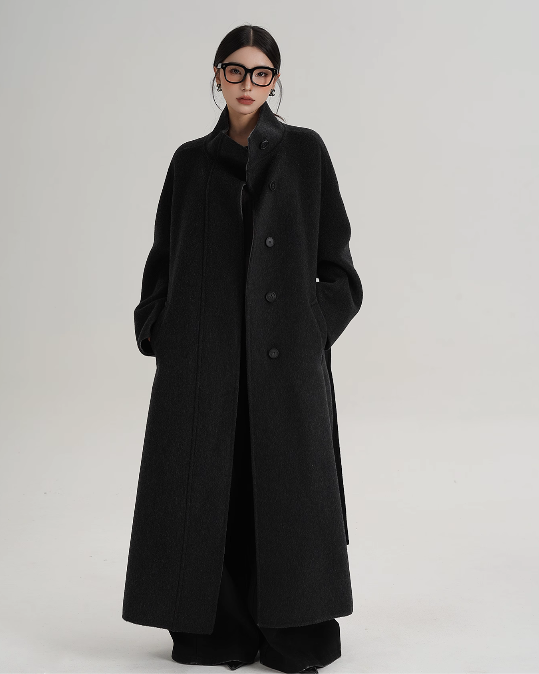 Stand Collar Long Coat Stand Collar Long Coat