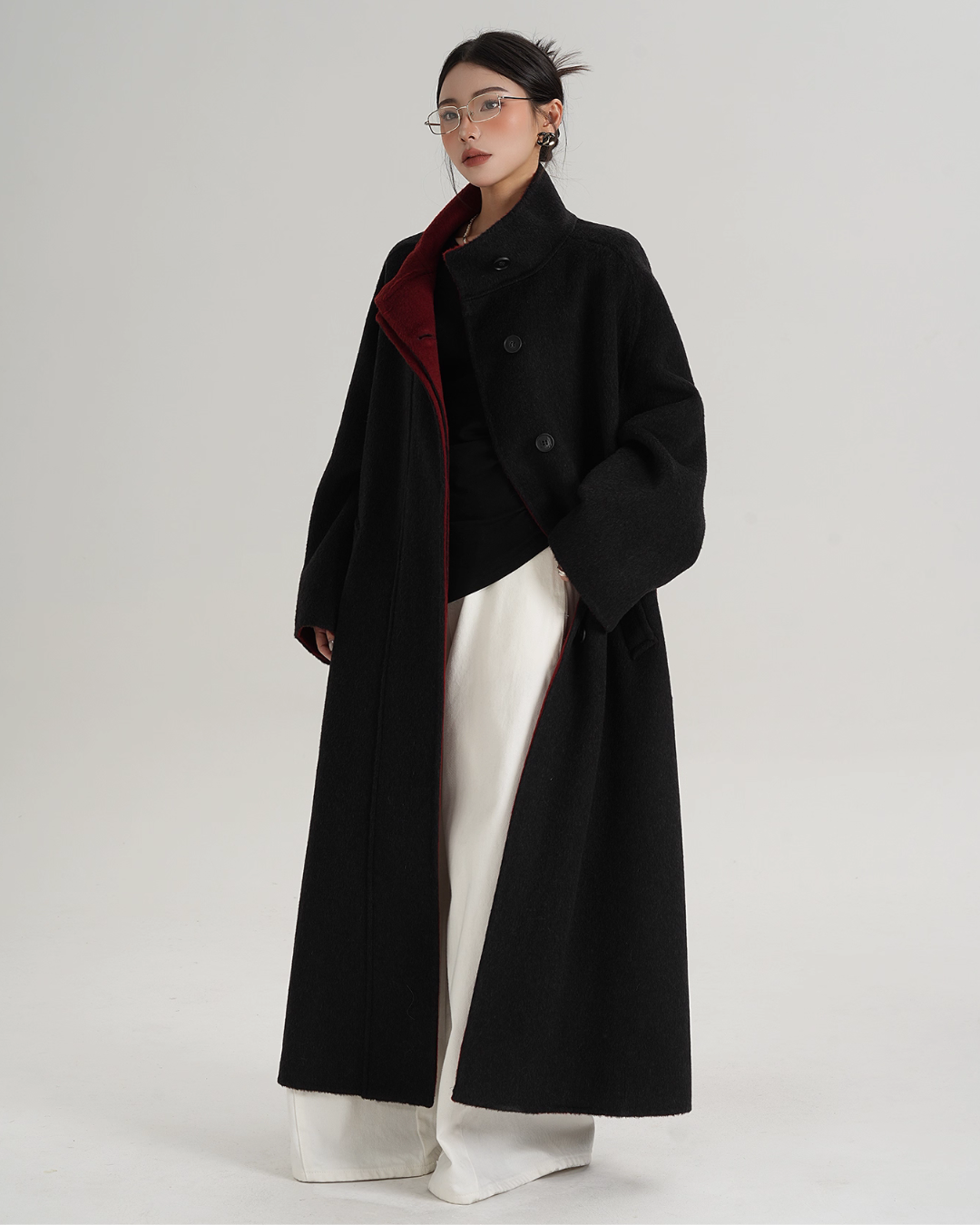Stand Collar Long Coat Stand Collar Long Coat