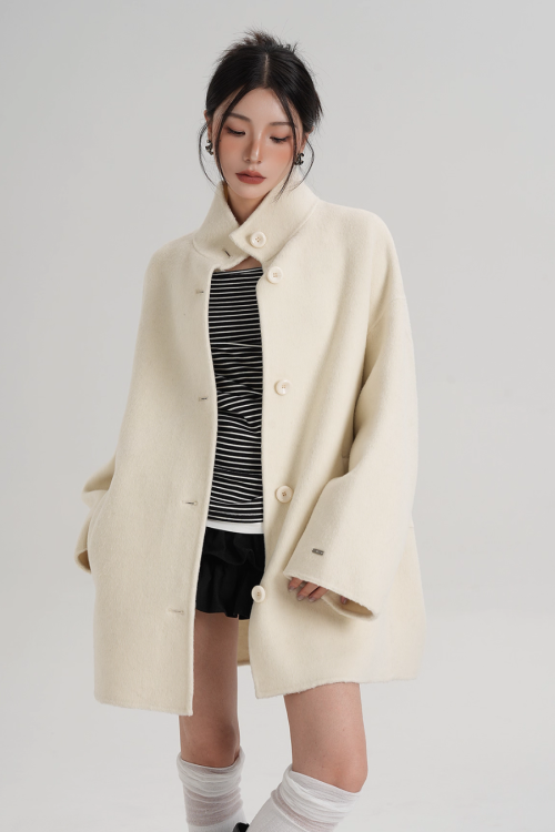 Stand Collar Short Coat