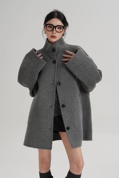 Stand Collar Short Coat