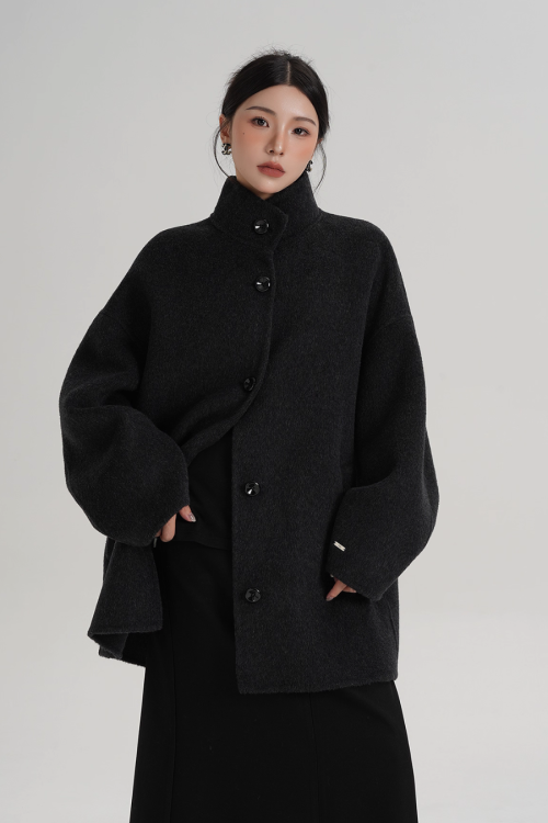 Stand Collar Short Coat