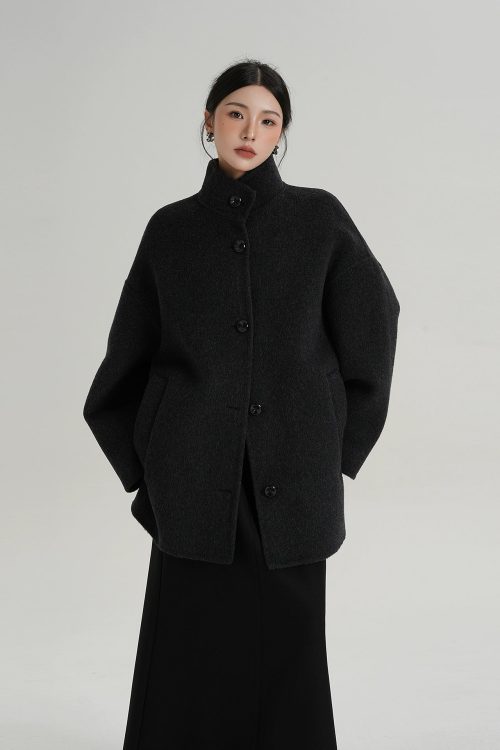 Stand Collar Short Coat
