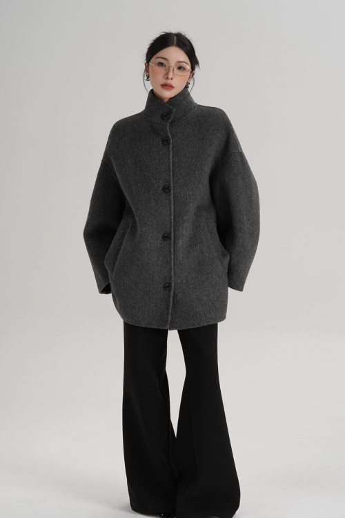 Stand Collar Short Coat