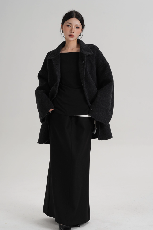 Stand Collar Short Coat